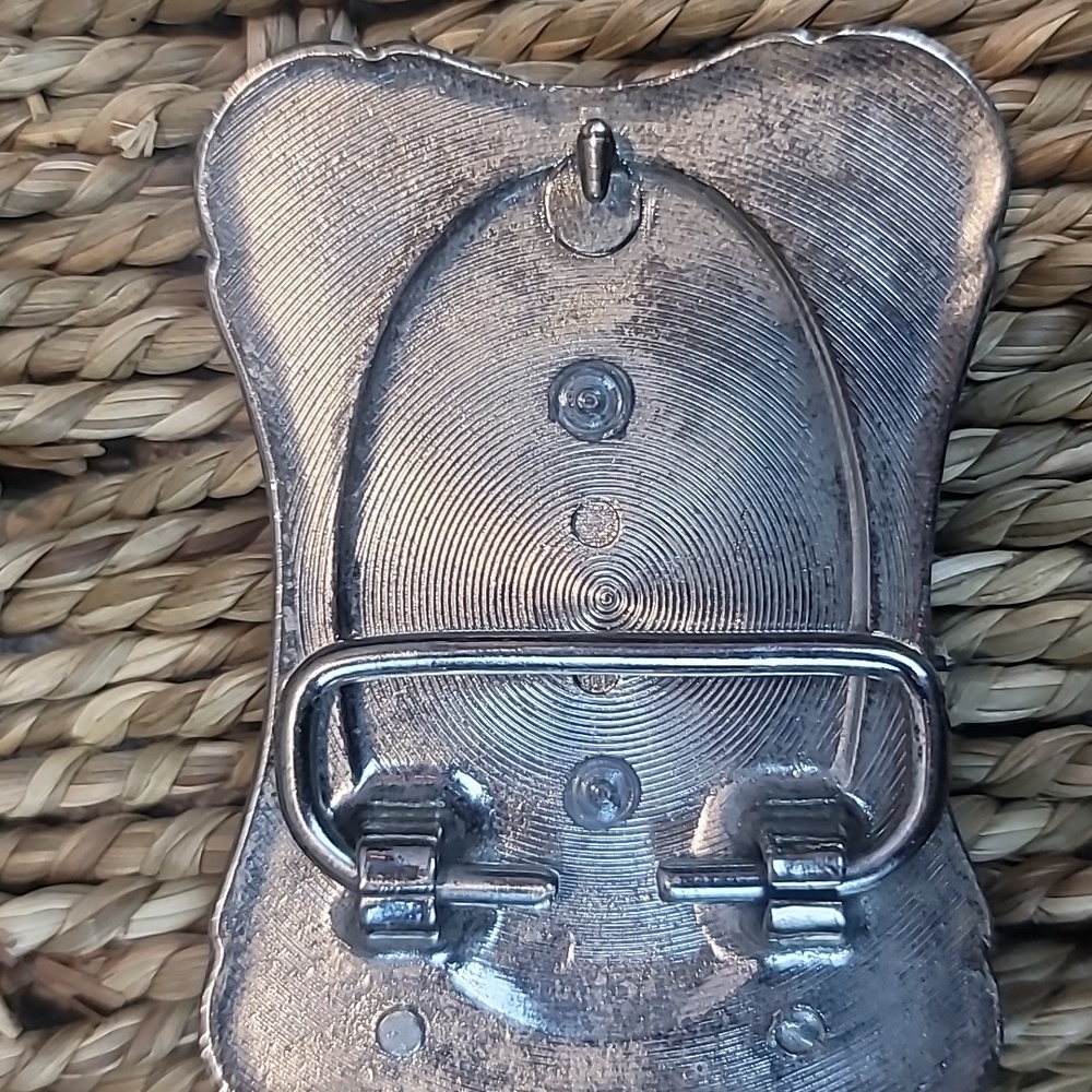 Vintage bucking horse belt buckle - Picture 3 of 3